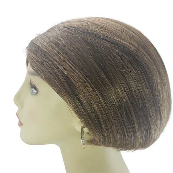 Vintage 10 Karat Yellow Gold Diamond Hoop Earrings #12813 - Picture 7 of 8